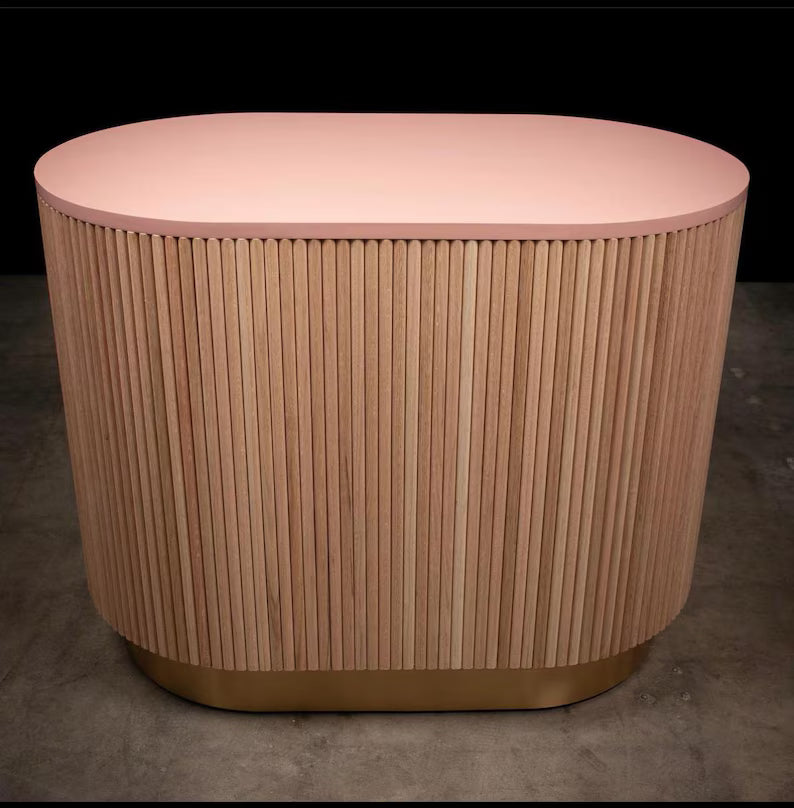 Blush & Oak Reception Desk