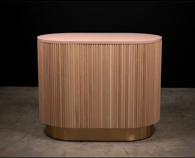 Blush & Oak Reception Desk