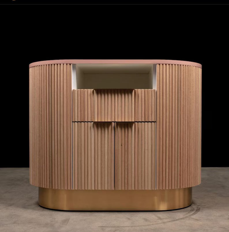 Blush & Oak Reception Desk