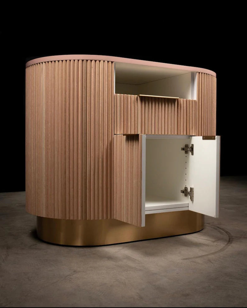Blush & Oak Reception Desk