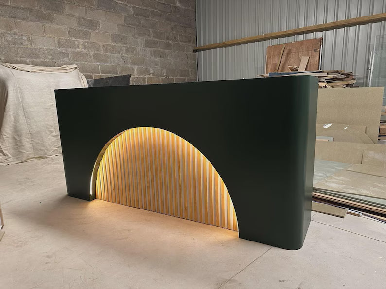 Zhee ArcGlow Reception Desk