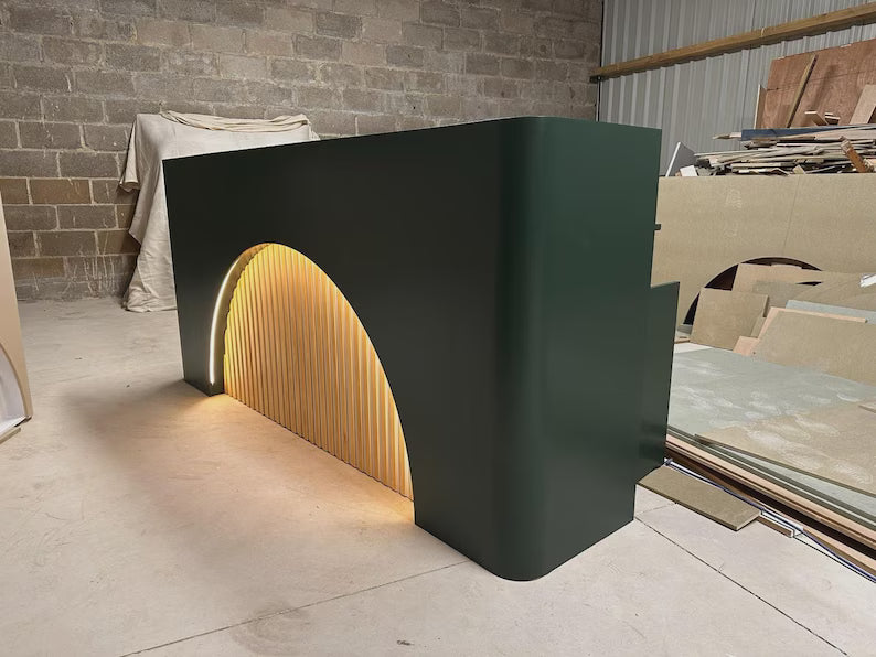 Zhee ArcGlow Reception Desk