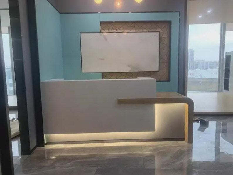 ZheeLux LED Reception Desk