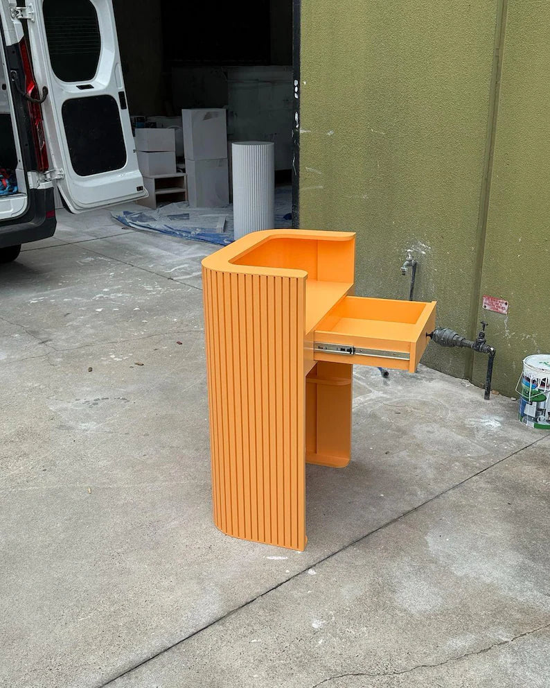 ZheeGlow Compact Reception Desk