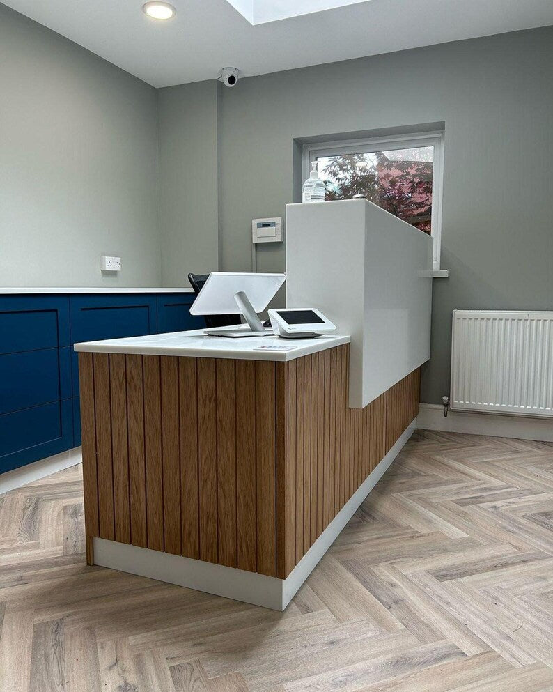 ZheeScandi Welcome Reception Desk